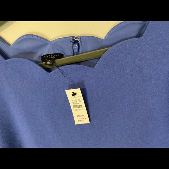 Periwinkle Blue Dress by Talbots Petites (20WP) - Picture 2 of 5